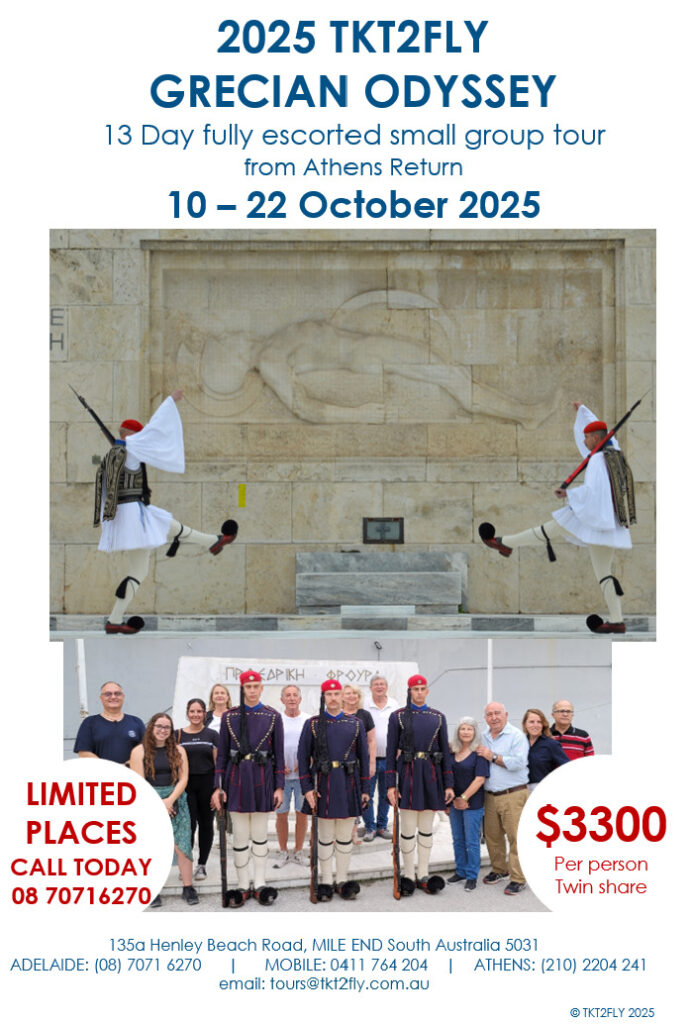 Grecian Odyssey small group tour 2025